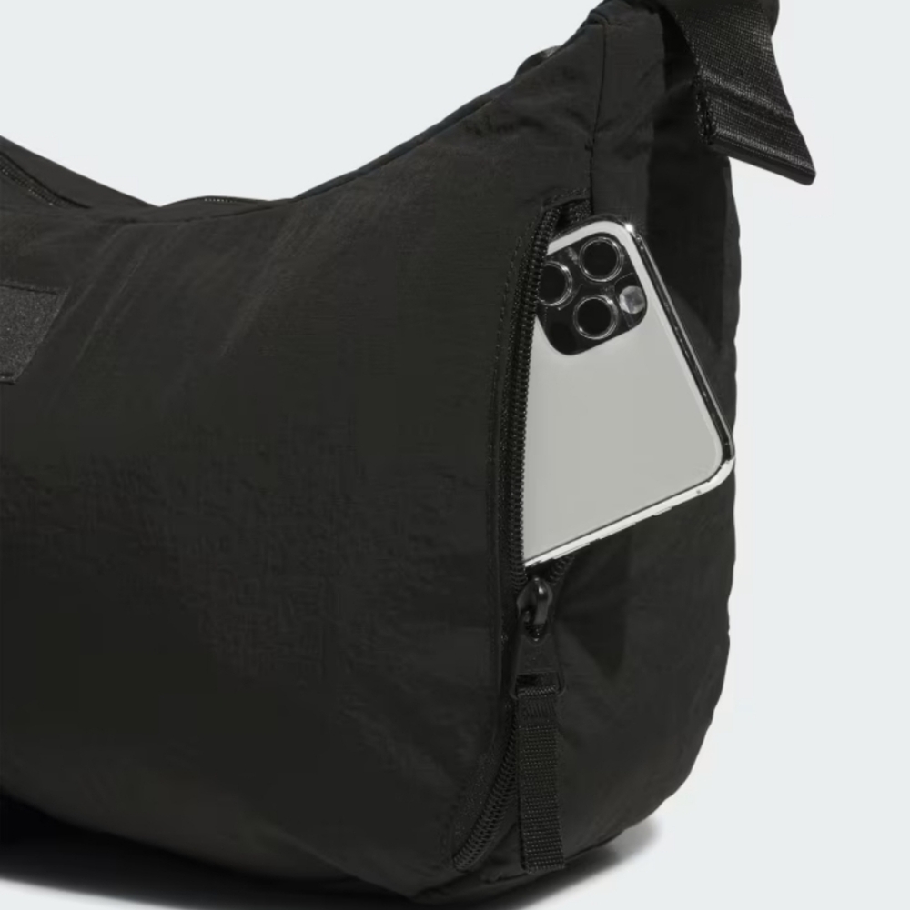 adidas Black Men’s or Womens Sling Bag with Adjustable Strap - Picture 4 of 4